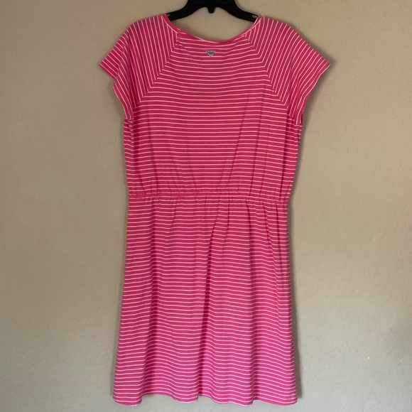 Columbia, XL, pink & white striped dress - Picture 6 of 8